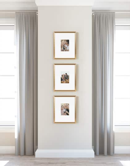 Kate and Laurel Adlynn 11" x 14" Photo Frames 5" x 7" with Mat, 3ct.